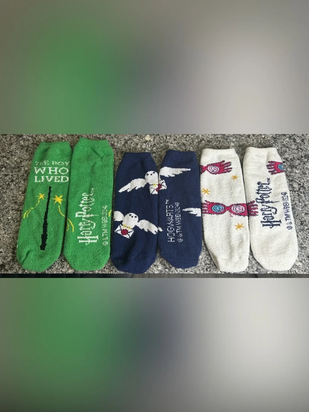 Harry Potter Novelty Women's Fuzzy Socks Assortment